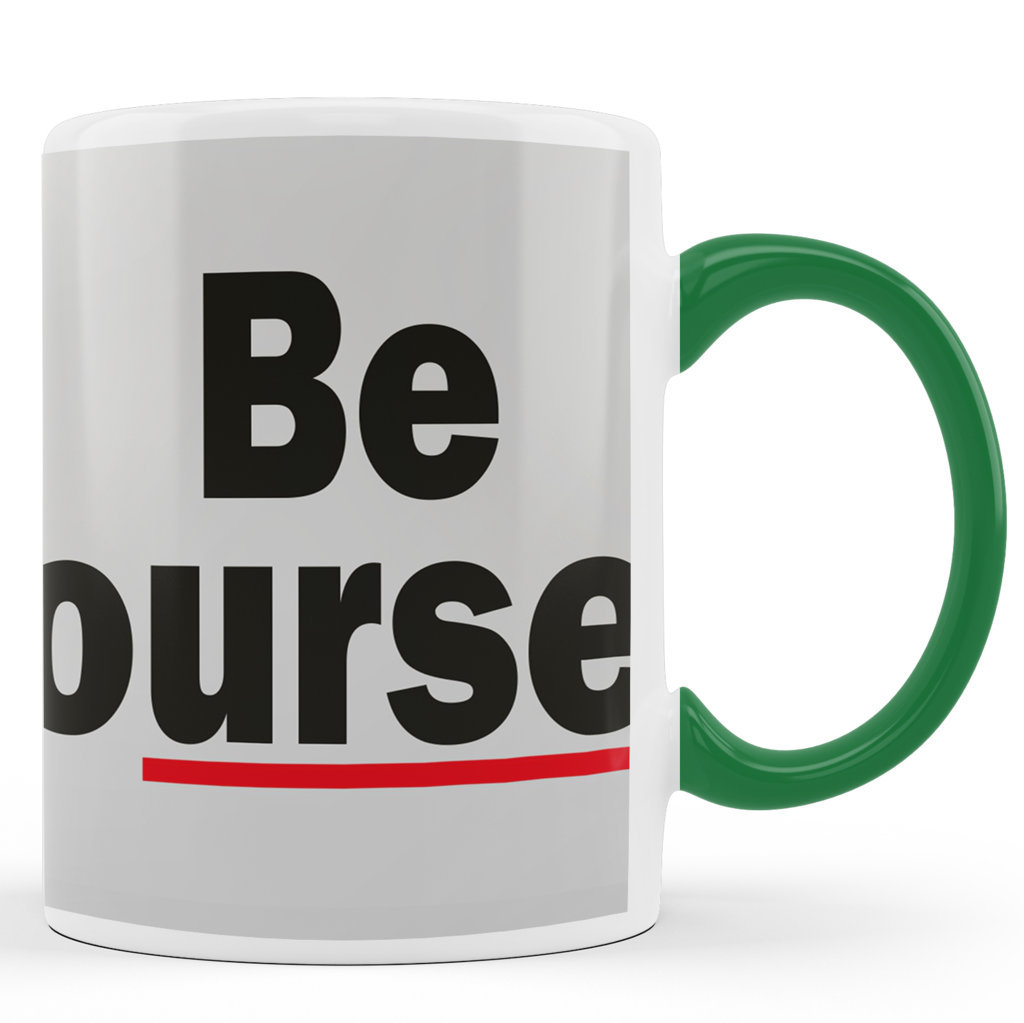 Printed Ceramic Coffee Mug | Be Yourself | 325 Ml v